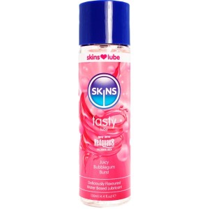 SKINS â LECKERES, WASSERBASIERTES GLEITMITTEL MIT BUBBLEGUM-FARBE 130 ML